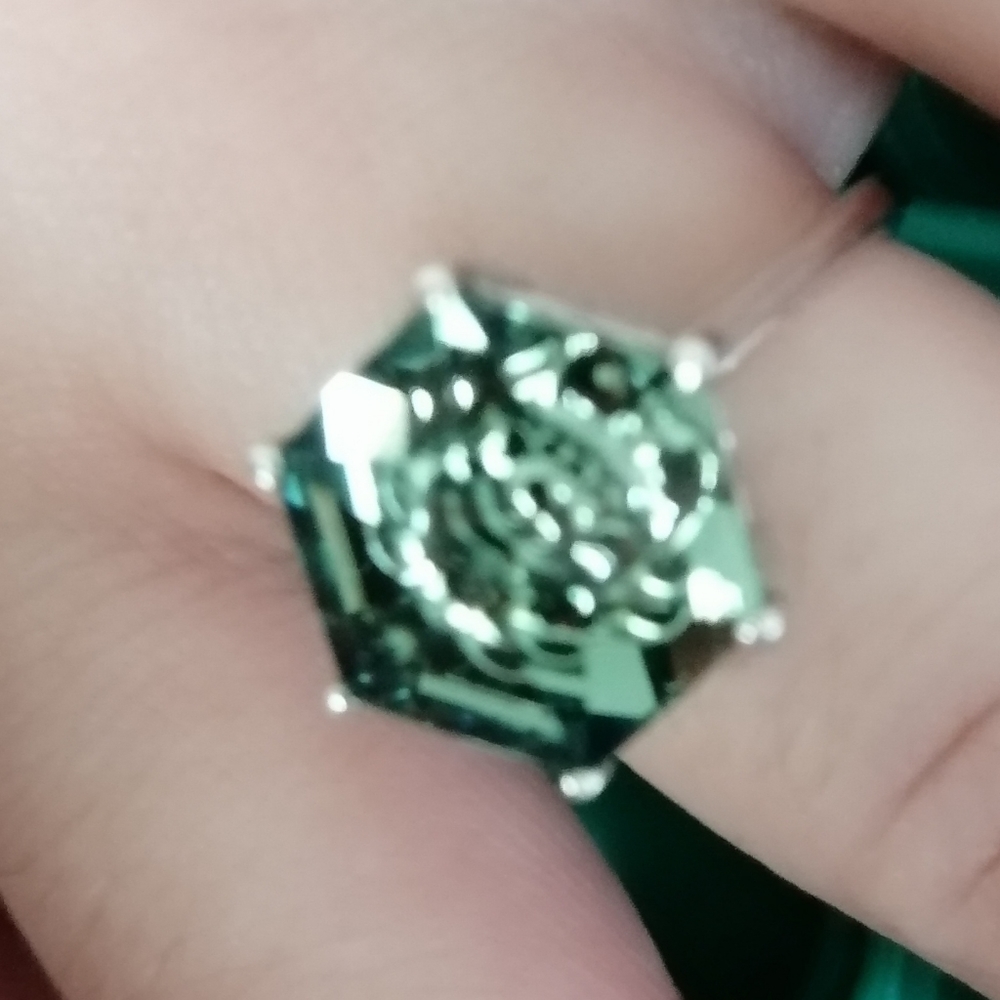 Erinite crystal ring - Picture 8 of 12